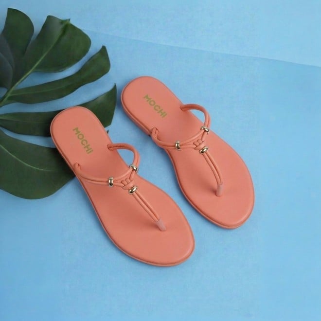 Mochi Women Pink Casual Slippers (SKU: 32-1676-24-36)