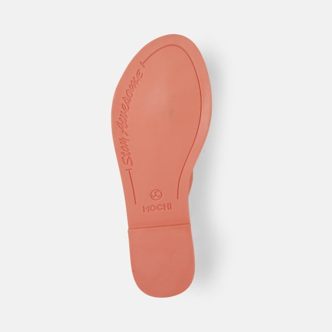 Mochi Women Pink Casual Slippers (SKU: 32-1676-24-36)