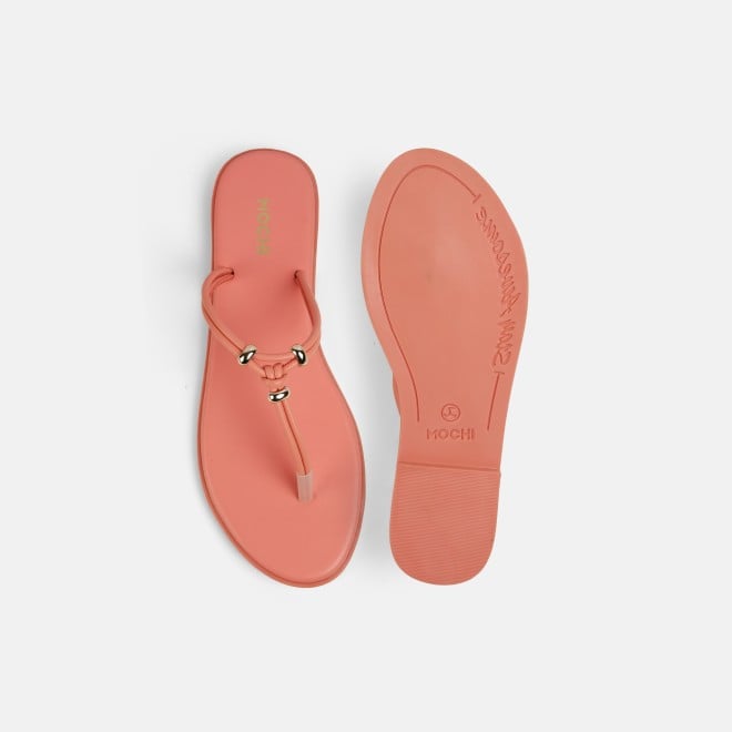 Mochi Women Pink Casual Slippers (SKU: 32-1676-24-36)