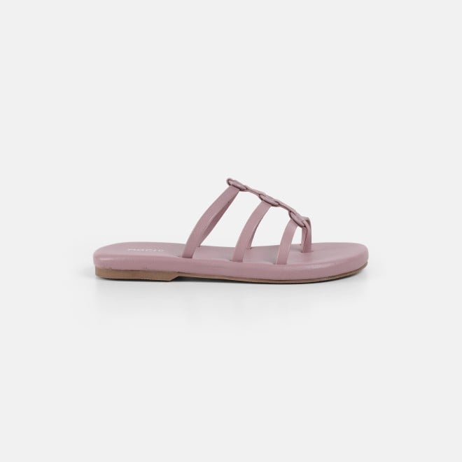 Mochi Women Peach Casual Slip Ons (SKU: 32-1680-80-36)