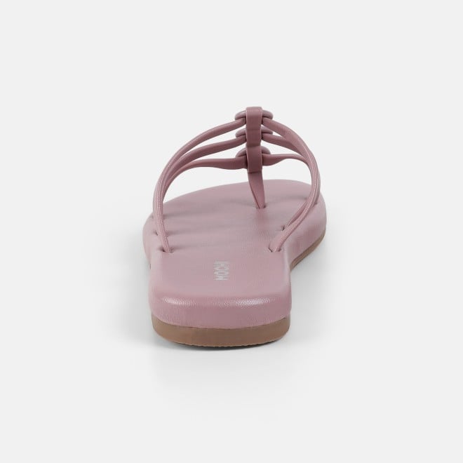 Mochi Women Peach Casual Slip Ons (SKU: 32-1680-80-36)