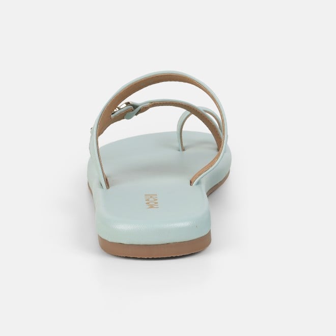 Mochi Women Blue Casual Slip Ons (SKU: 32-1682-45-36)