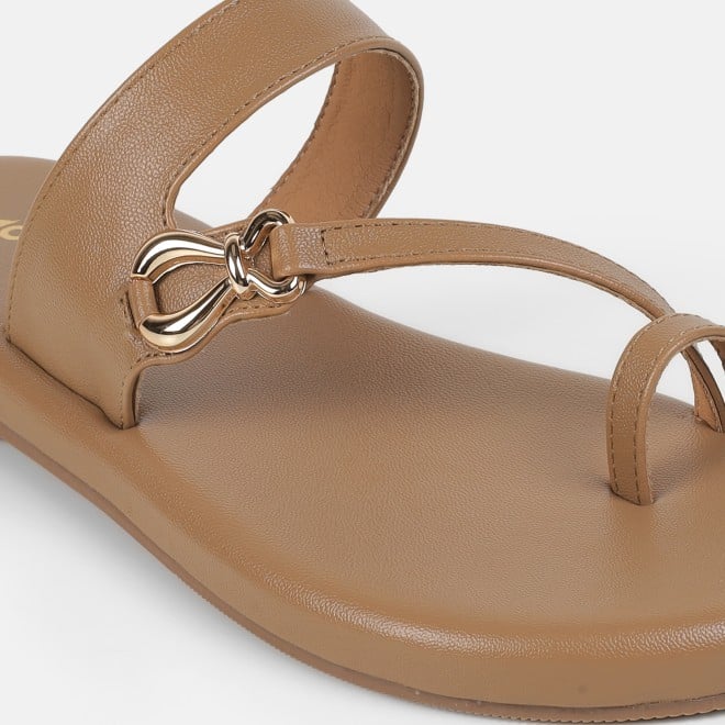 Mochi Women Beige Casual Slip Ons (SKU: 32-1682-20-36)