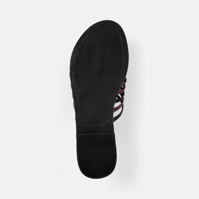 Mochi Women Black Casual Slippers (SKU: 32-1699-11-36)