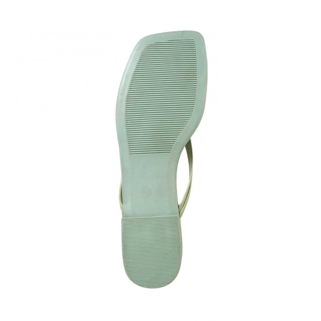 Mochi Women Green Casual Slippers (SKU: 32-1736-21-36)