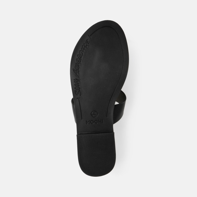 Mochi Women Black Casual Slippers (SKU: 32-1739-11-36)
