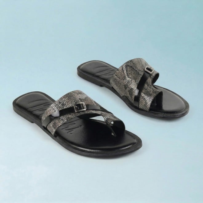 Mochi Women Black Casual Slip Ons