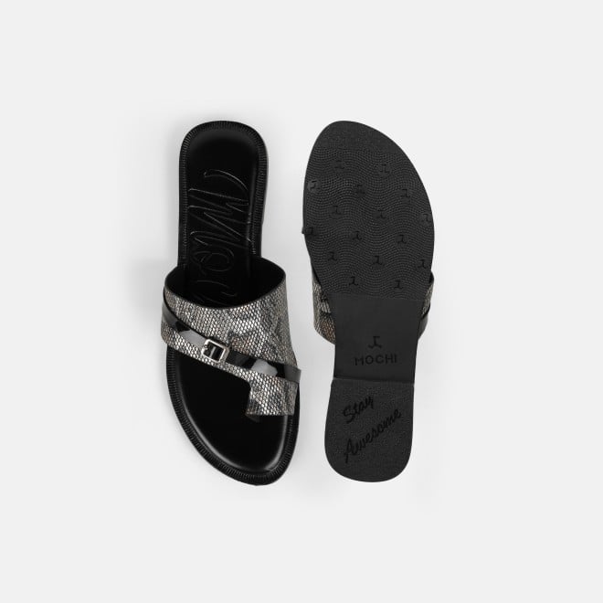 Mochi Women Black Casual Slip Ons (SKU: 32-1768-11-36)