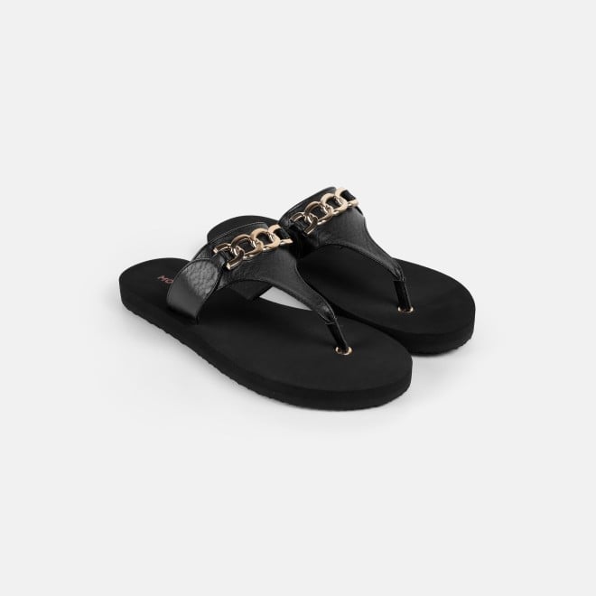 Mochi Women Black Casual Slip Ons (SKU: 32-1797-11-36)