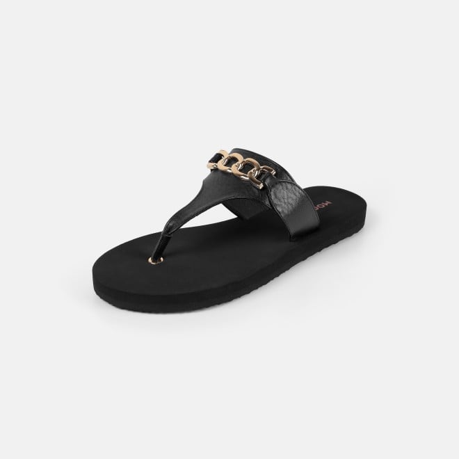 Mochi Women Black Casual Slip Ons (SKU: 32-1797-11-36)
