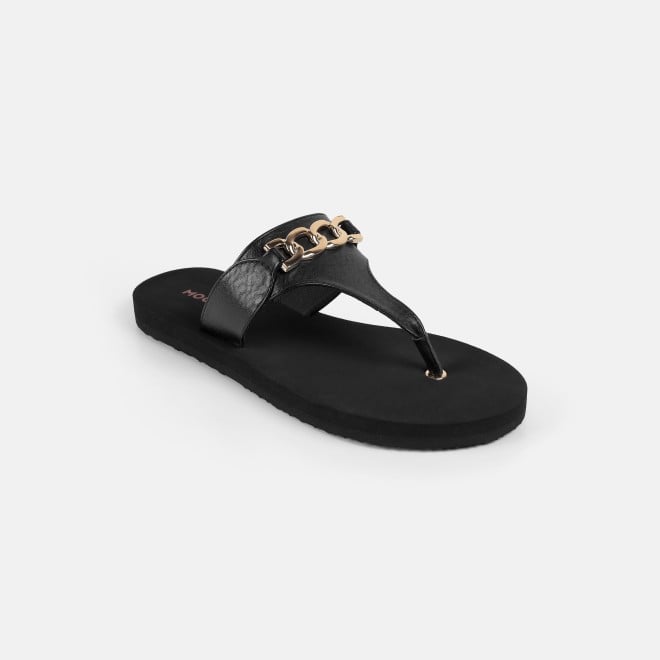 Mochi Women Black Casual Slip Ons (SKU: 32-1797-11-36)