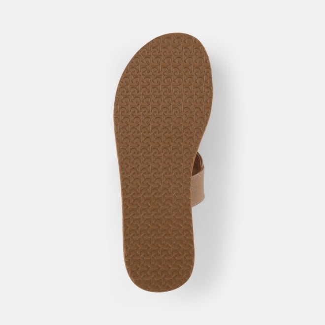 Mochi Women Tan Casual Slip Ons (SKU: 32-1797-23-36)