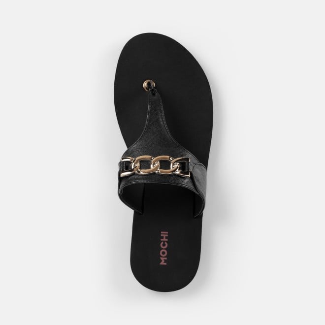 Mochi Women Black Casual Slip Ons (SKU: 32-1797-11-36)