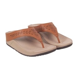 Women Tan Casual Slippers