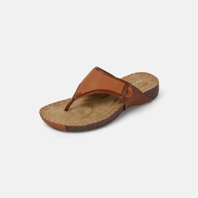Mochi Women Brown Casual Slippers (SKU: 32-272L-12-42)