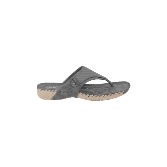 Mochi Women Grey Casual Slippers (SKU: 32-272L-14-42)