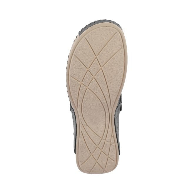 Mochi Women Grey Casual Slippers (SKU: 32-272L-14-42)