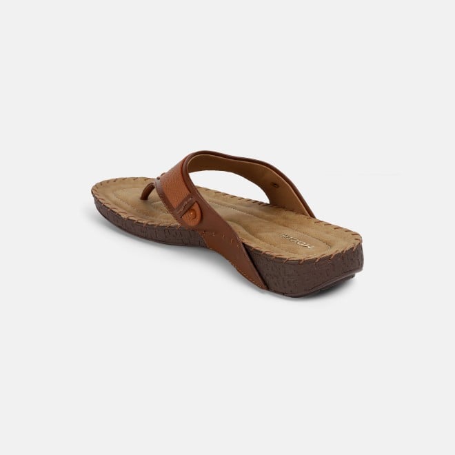Mochi Women Brown Casual Slippers (SKU: 32-272L-12-42)