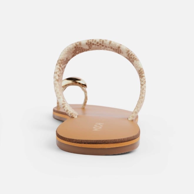 Mochi Women Beige Casual Slip Ons (SKU: 32-276-20-36)