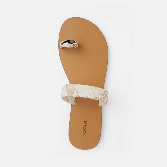 Mochi Women Beige Casual Slip Ons (SKU: 32-276-20-36)