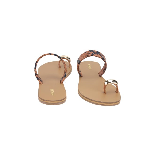 Mochi Women Tan Casual Slip Ons (SKU: 32-276L-23-42)