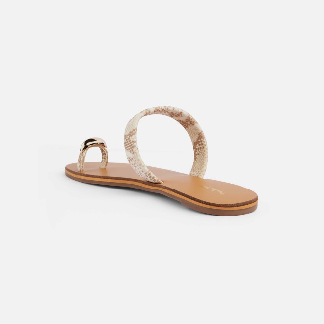 Mochi Women Beige Casual Slip Ons (SKU: 32-276L-20-42)