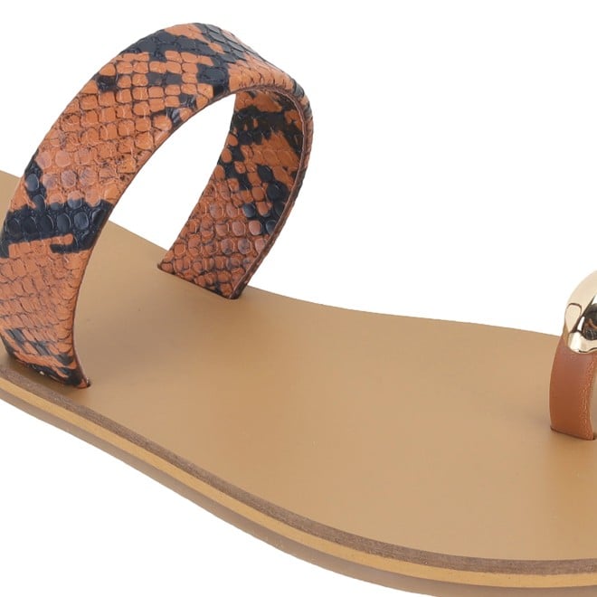 Mochi Women Tan Casual Slip Ons (SKU: 32-276L-23-42)