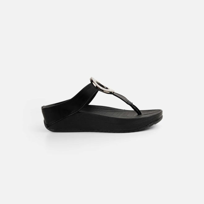 Mochi Women Black Casual Slippers (SKU: 32-278-11-36)