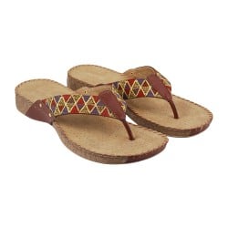 Women Tan Casual Slippers