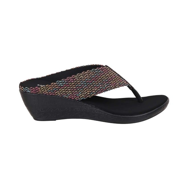 Mochi Women Black Casual Slip Ons (SKU: 32-485-11-36)