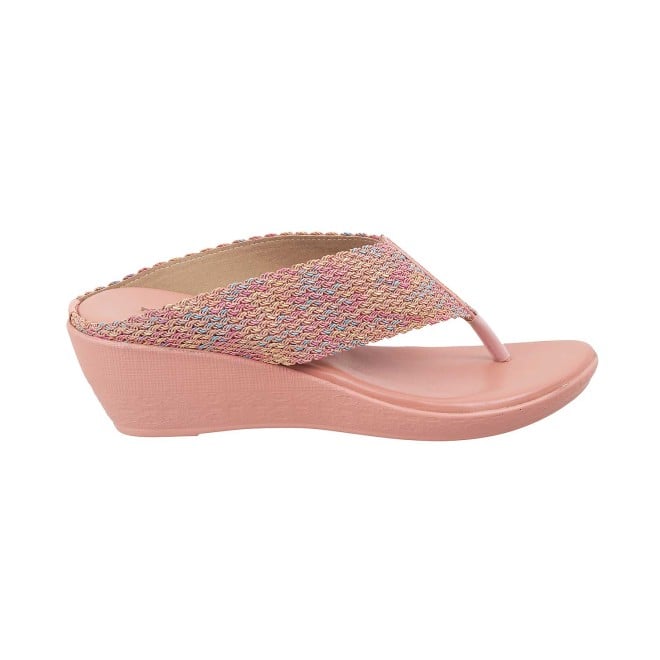 Mochi Women Pink Casual Slip Ons (SKU: 32-485-24-36)