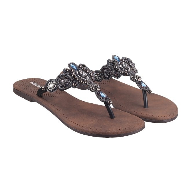 Mochi Women Black Casual Slippers (SKU: 32-571L-11-42)