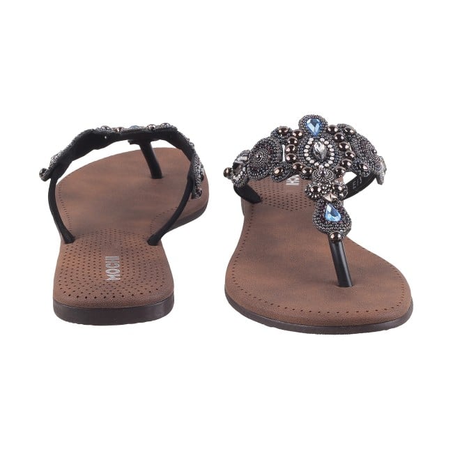 Mochi Women Black Casual Slippers (SKU: 32-571L-11-42)