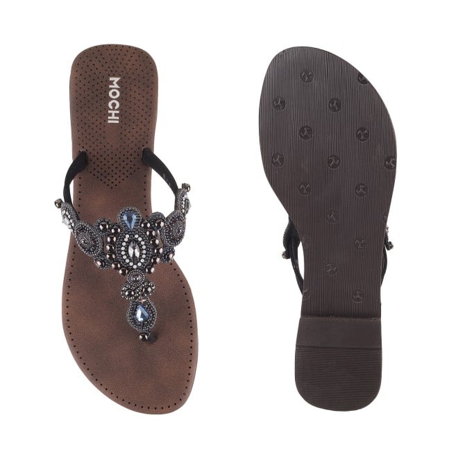 Mochi Women Black Casual Slippers (SKU: 32-571L-11-42)