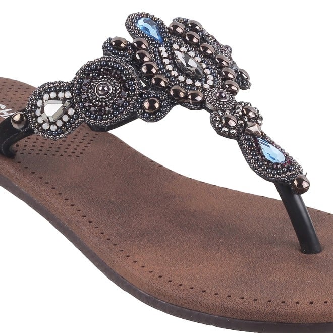 Mochi Women Black Casual Slippers (SKU: 32-571L-11-42)