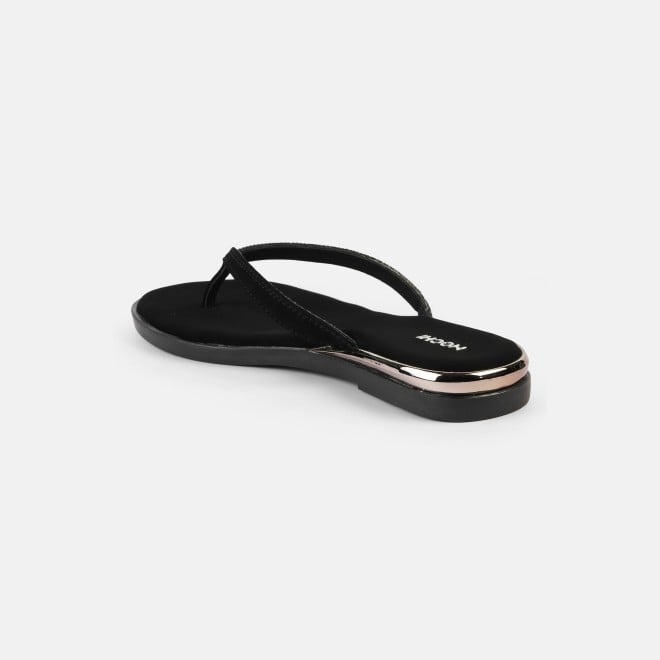 Mochi Women Black Casual Slippers (SKU: 32-611-11-36)