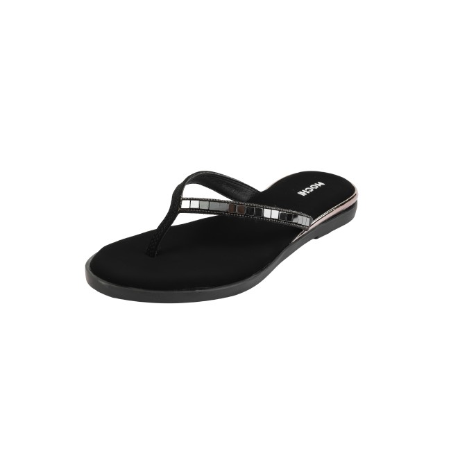 Mochi Women Black Casual Slippers (SKU: 32-611L-11-42)