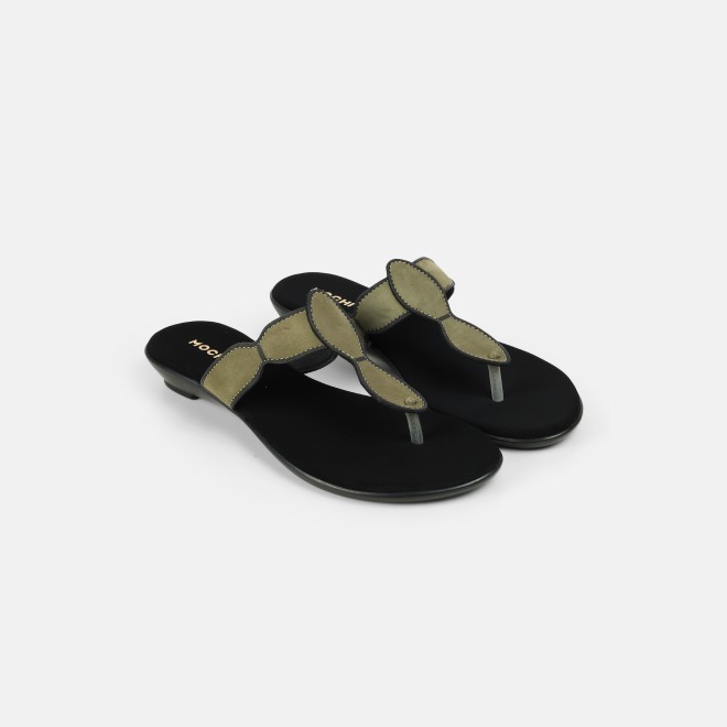Mochi Women Olive Casual Slippers (SKU: 32-612-49-36)