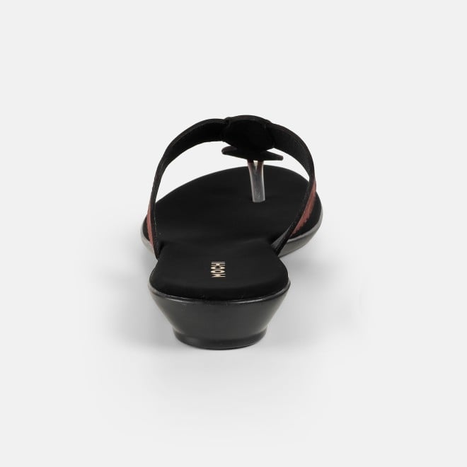 Mochi Women Brown Casual Slippers (SKU: 32-612-12-36)