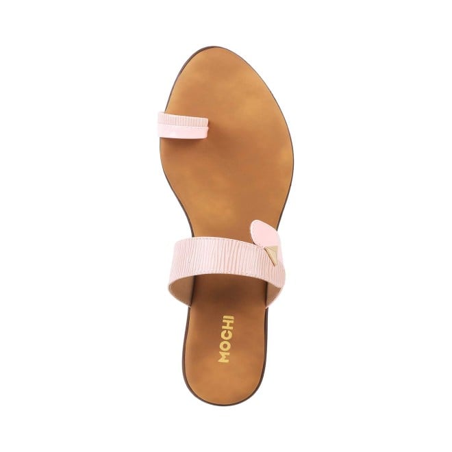 Mochi Women Peach Casual Slippers (SKU: 32-621-80-37)