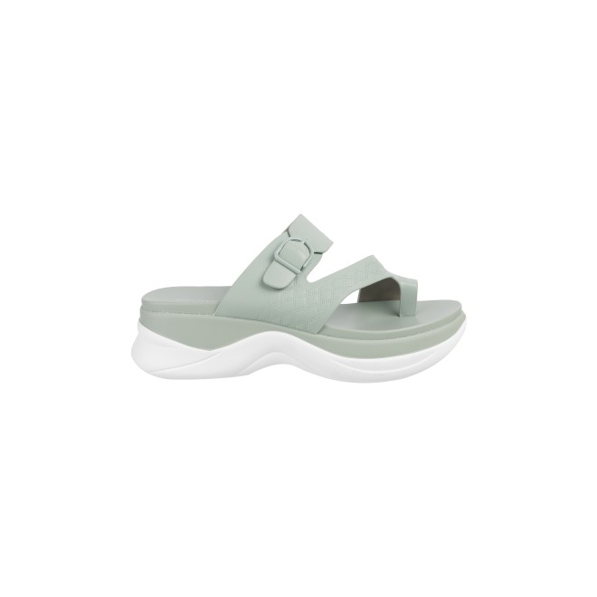 Mochi Women Light-Green Casual Slip Ons (SKU: 32-662-60-36)