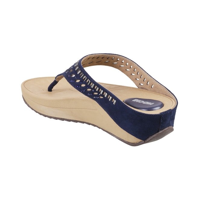 Mochi Women Blue Casual Slippers (SKU: 32-676L-45-42)