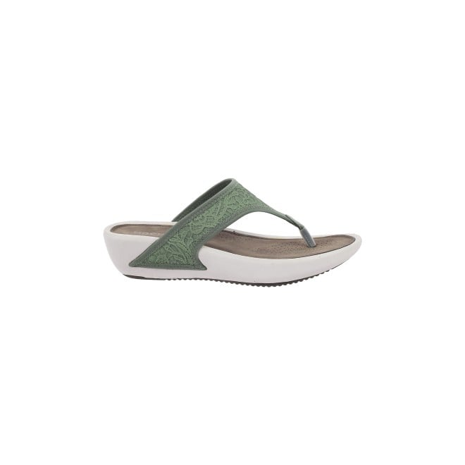 Mochi Women Light-green Casual Slippers (SKU: 32-780-60-36)