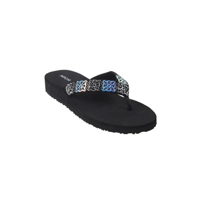 Mochi Women Black Casual Slippers (SKU: 32-819-11-36)