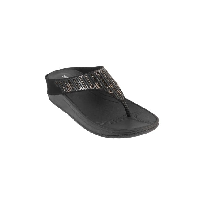 Mochi Women Black Casual Slip-Ons (SKU: 32-824-11-36)