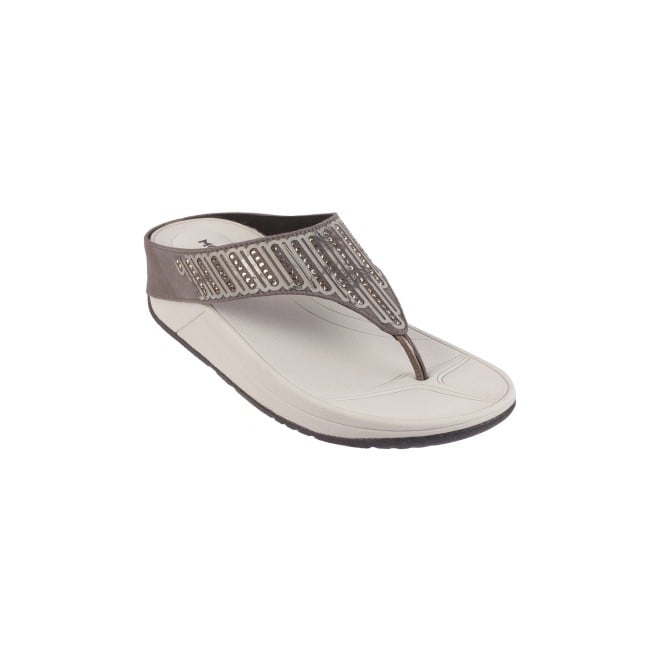 Mochi Women Grey Casual Slip-Ons (SKU: 32-824-14-36)