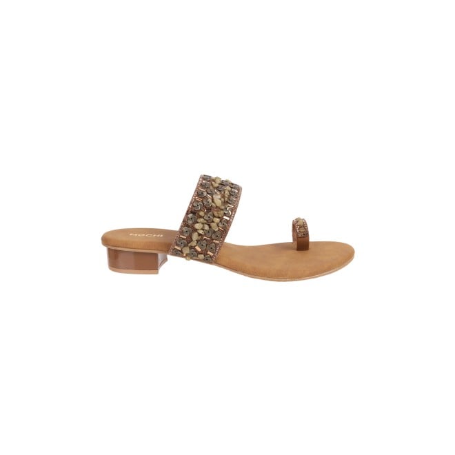 Mochi Women Antic-gold Casual Sandals (SKU: 32-844-28-36)