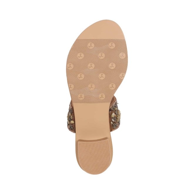 Mochi Women Antic-gold Casual Sandals (SKU: 32-844-28-36)