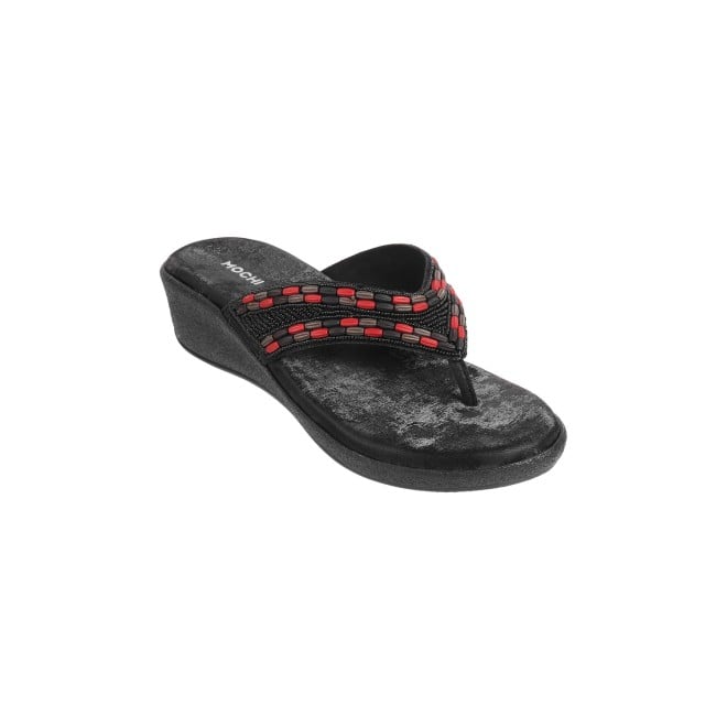 Mochi Women Black Casual Sandals (SKU: 32-864-11-37)