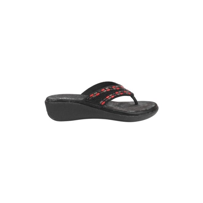 Mochi Women Black Casual Sandals (SKU: 32-864-11-37)